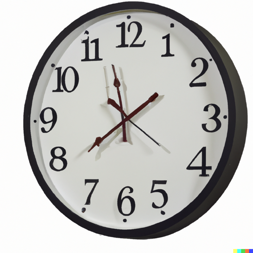 Large Analog Wall Clock